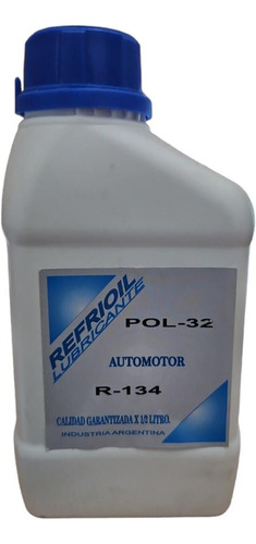 Aceite Para Equipo Frigorifico R134 R404 1/2 Litro Refrioil