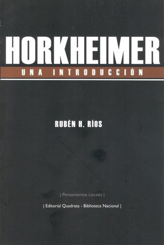 Una Introduccion Horkheimer