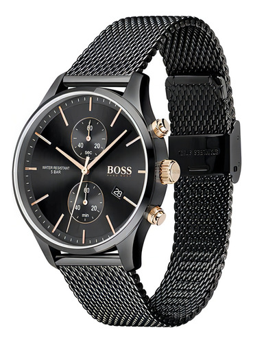 Relógio masculino Hugo Boss de aço inoxidável 1513811 Associate