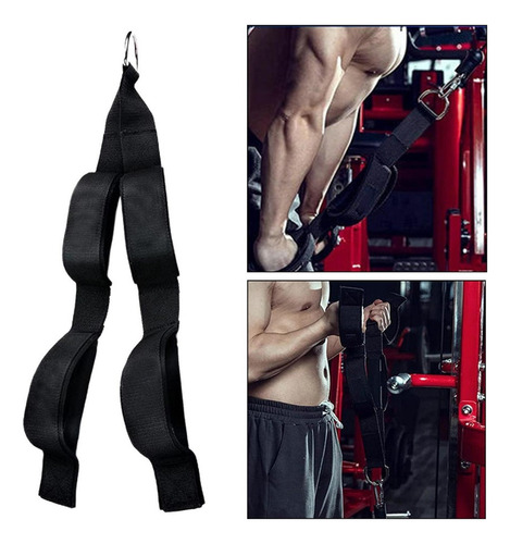 Para .. Tricep Bicep Rope Cable Attachment Polea For