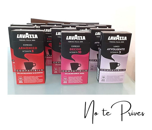 Promo! 30 Cápsulas Lavazza Compatibles Nespresso A Elección