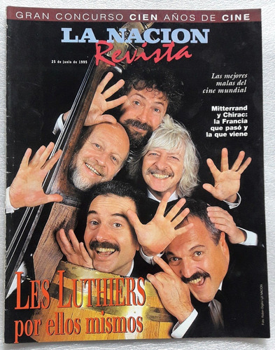La Nación Revista 1995 Les Luthiers Ellos Mismo Nota De Tapa