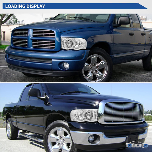 Conjunto De Faros Delanteros Halógenos Compatible Con Ram 1