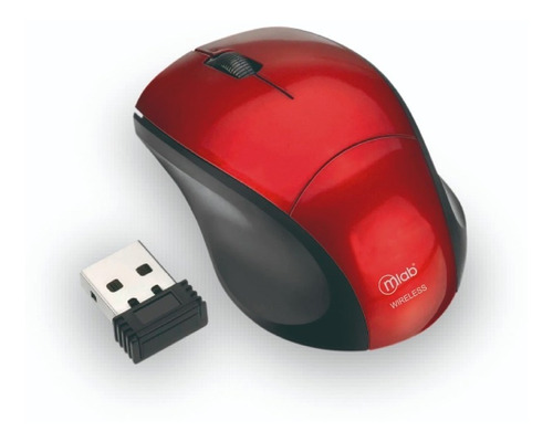 Mouse Inalámbrico Mw 8100 Advanced Usb Mlab Rojo