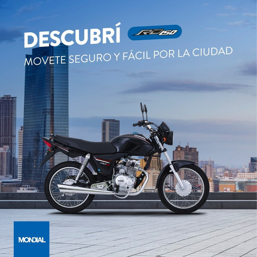 Imagen 2 de 15 de Mondial Rd-150 R/t Base 0km (ahora 12y18) Arizona Motos(rc)