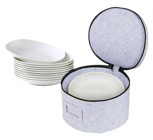 Juego De 4 Cajas De Almacenamiento De Porcelana Para Platos,