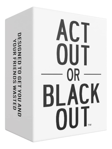 Do Or Drink Act Out Or Black Out Charades - Juego De Beber P