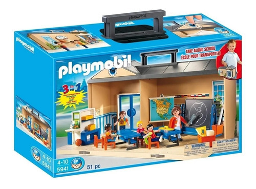Playmobil City Life 5941 - Maletin Colegio - Intek 