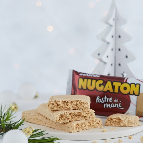 Imagen 2 de 10 de Postre De Maní Bonafide Nugaton 100g. Pack X 12 - Sin Tacc
