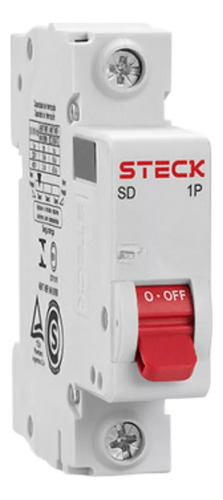 Disjuntor Unipolar Mono Sd61 1p 16a Curva B - Steck