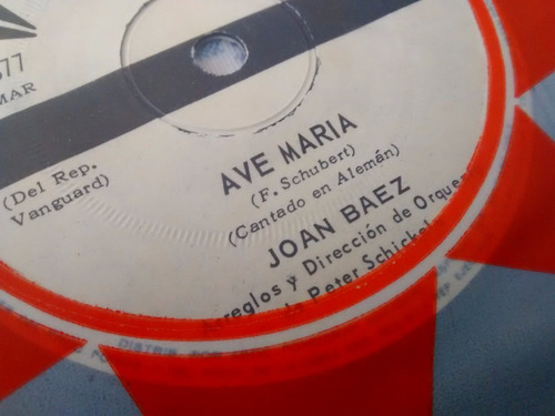 Vinilo Single De Joan Baez Ave Maria( S39