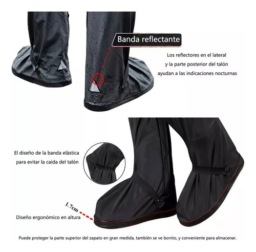 Cubre Calzado Zapato Botas Impermeable Para Trekking Lluvia