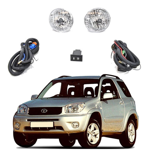 Kit Faros De Niebla Rav4 02004 2005  C/switch Y Focos