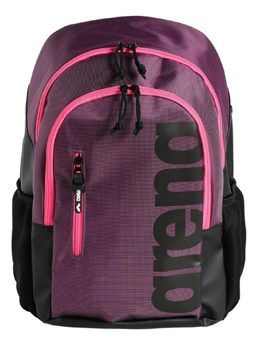 Mochila Arena Natación Spiky 3 Capacidad 30 Litros Color PLUM NEON PINK (102)