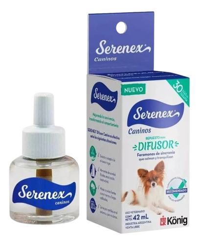 Serenex Feromonas Caninos Repuesto 42 Ml - Happy Tails