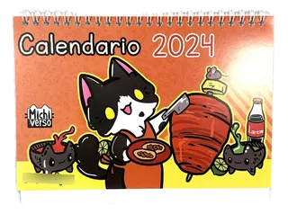 Michiverso Calendario De Escritorio 2024 Kawaii
