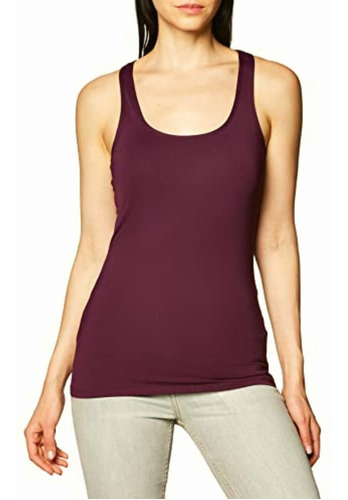 Ilusión Top Racerback 4488, Blusa Mujer, Vino, M