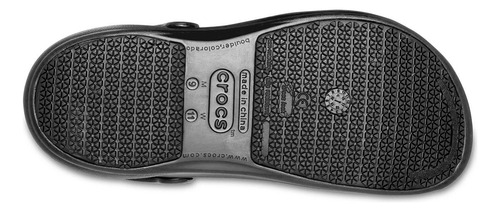Zueco Crocs Hombre Bistro Work Clog Negro