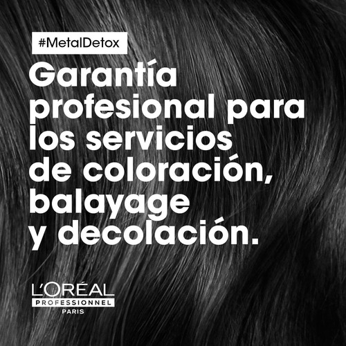 Imagen 7 de 12 de Shampoo Limpiador Anti Metal Metal Detox Loreal Pro 300 Ml