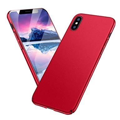 Forro iPhone X  Rojo Brillante Anti Golpes Protector Nuevo