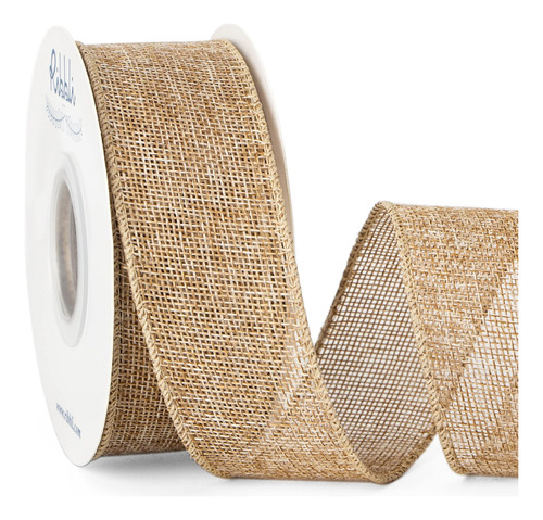 Borde Con Alambre De Arpillera Ribbli Pulgadas X 10 Yardas,