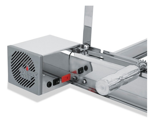 Churrasqueira Inox Grill Gira 3 Andares 1 Motor 15 Espetos