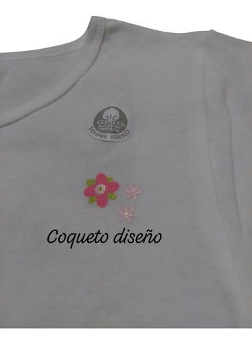 Baby Creysi Mod. 720 Playera Manga Corta Algodon 3 Piezas