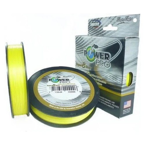 Linha Multifilamento Power Pro 80lb 300y 275m 0.43mm Amarelo