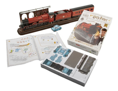 Imagen 2 de 4 de Puzzle 3d | Harry Potter | Tren Expreso De Hogwarts