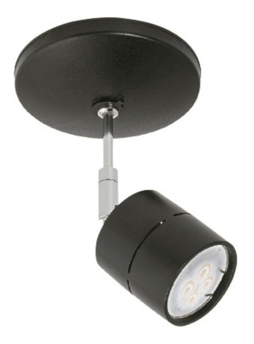 Spot De Sobreponer Techo Para Led Gu10 Lampara Negra Foco