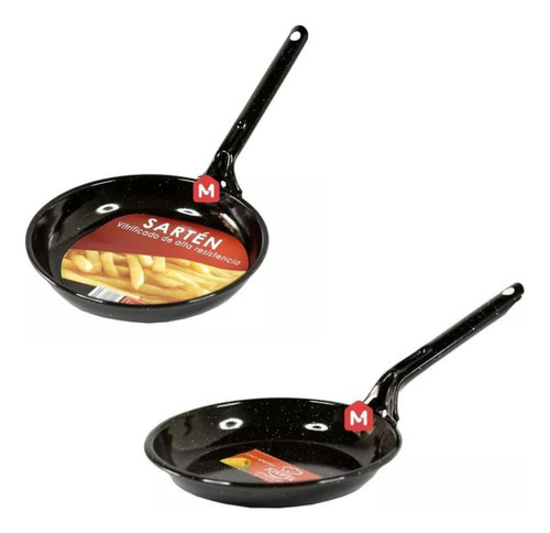 Set Sartenes Nº24 Y 26 Enlozadas Jovifel Cocina