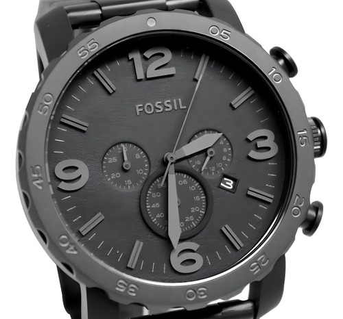 Relógio Fossil Nate JR1401/4PN Cor Preto