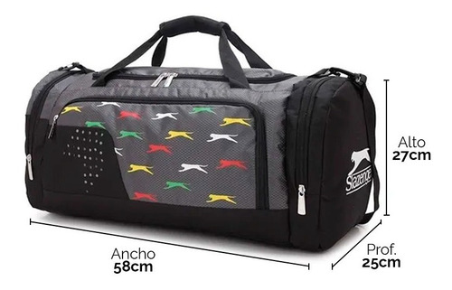 Imagen 2 de 8 de Bolso Gimnasio Grande Deportivo Viaje Urbano Reforzado Tira De Hombro Color La Mejor Calidad! Diseño By Tsr