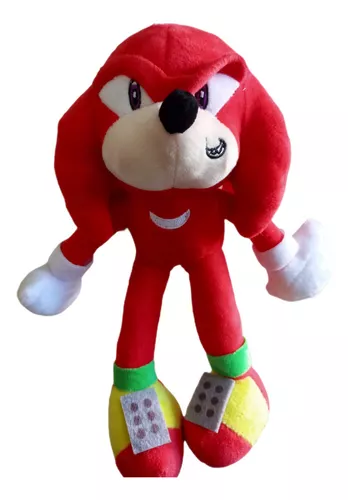 Knuckles Boneco Vermelho De Pelúcia Da Turma Do Sonic 37 Cm