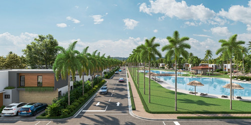 Imagen 8 de 11 de Solares En Venta En Bávaro Punta Cana Desde Us$115 Por Metro Cuadrado En Residencial Cerrado Con Piscina Tipo Playa Artificial Y Casa Club Proyecto Cerrado Y Excelente Para Inversion