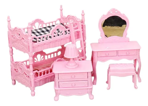 comprar Muebles De Muebles En Miniatura De Muñecas Accesorios Rosa