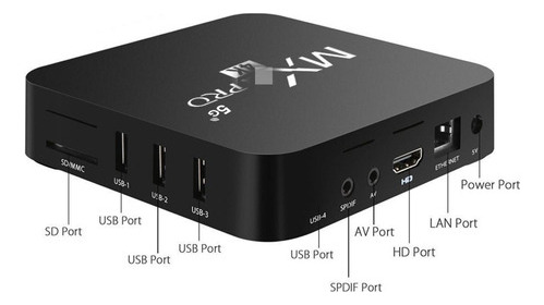 Tv Box 4k Pro 5g Convierte Televisor A Smart Tv Android Tv Apto Aplicaciones