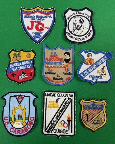 comprar Fabricamos Emblemas De Colegios Bordados Al Mayor Solamente