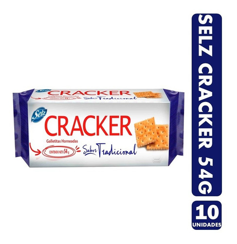 Selz Cracker De 54g Especial Colación (pack De 10 Unidades)