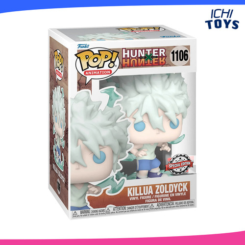 Killua Zoldyck #1106 Funko Pop! Exclusivo Hunter X Hunter