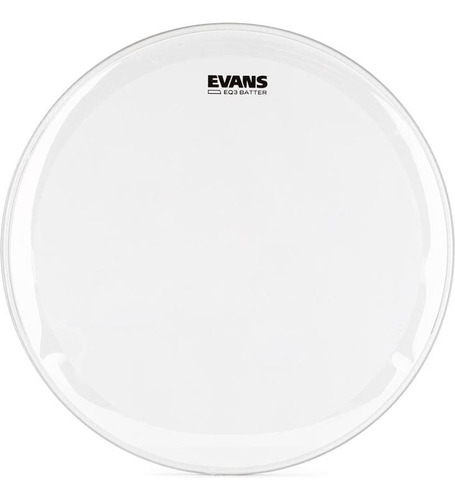 Parche De Bombo 22 Evans Eq3 Clear Bass Drumhead - Bd22gb3