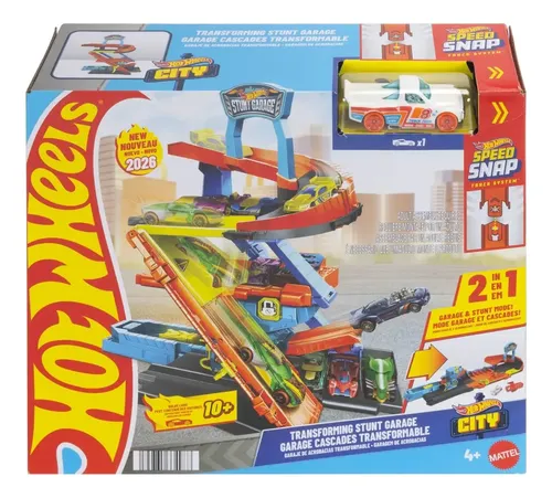 Pista Hot Wheels City Garagem De Acrobacias Mattel - Jhl94