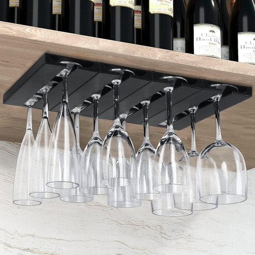 Ptbeenta Estante De Plásstico Para Copas De Vino, Soporte Pa