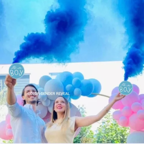 Cañones de Humo de Colores para Gender Reveal