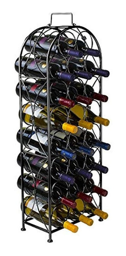 Sorbus Wine Rack Stand Burdeos Chateau Style Tiene 23 Botel.