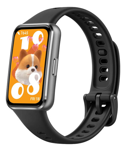 Huawei HUAWEI Band HUAWEI Band 11 tela de 1.62" com pulseira de fluoroelastómero cor preto y caixa color cinza-escuro
