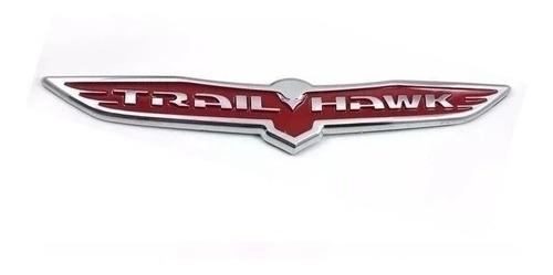 Emblema Trail Hawk Jeep Renegade/ Compass Vermelho