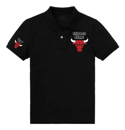 Camisa Tipo Polo Chicago Bulls