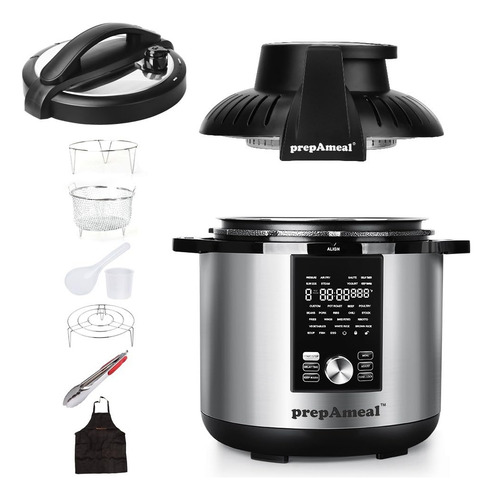 Combo Olla A Presión Y Freidora De Aire 8 Qt