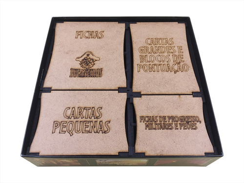 Organizador (insert) Para 7 Wonders Duel (mdf)